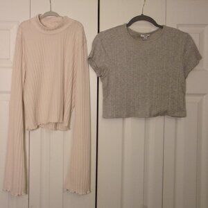 Two Women's Tops - One Alter'd State - One Bar III. Both size Large